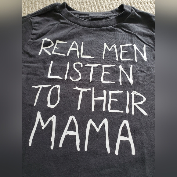 The Children's Place Toddler Real Men Listen to Their Mama Graphic Tee - Picture 3 of 6